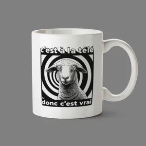 Mug "Vu à la télé"