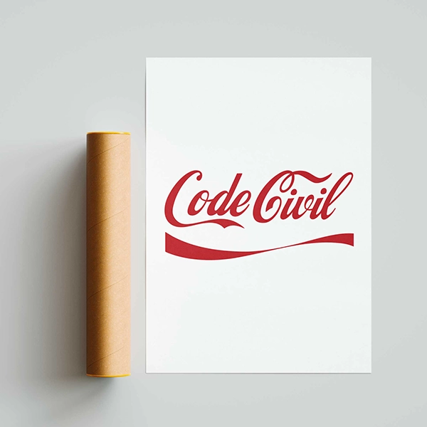 Poster “Code Civil – Édition Soda”