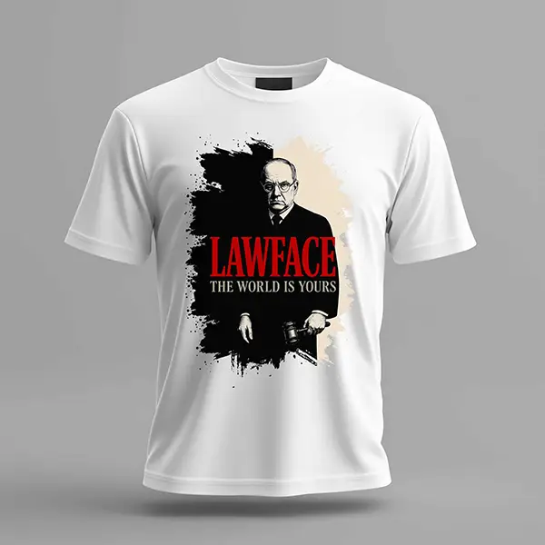 T-shirt "Lawface" - The World is Yours
