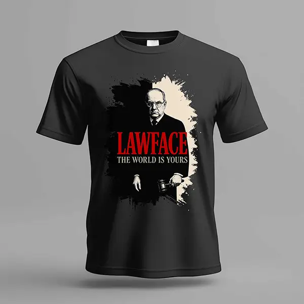 T-shirt "Lawface" - The World is Yours – Image 2