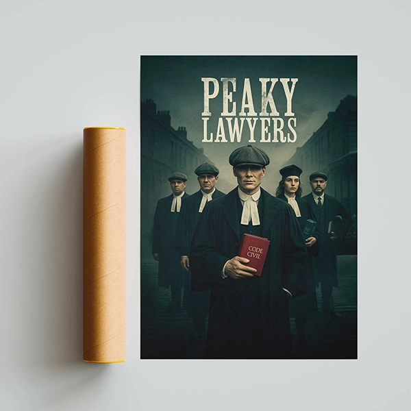 Poster “Peaky Lawyers”