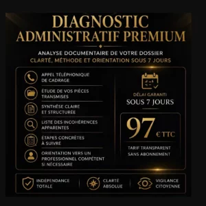 Diagnostic administratif PREMIUM