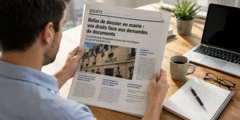 Refus en mairie pour un document manquant