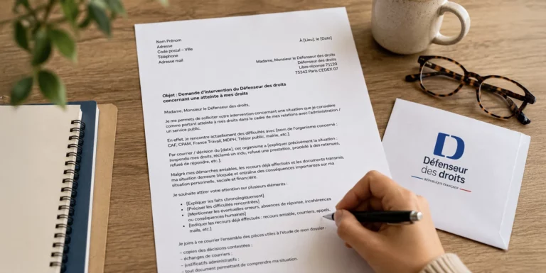 Modèles de courriers : Défenseur des droits