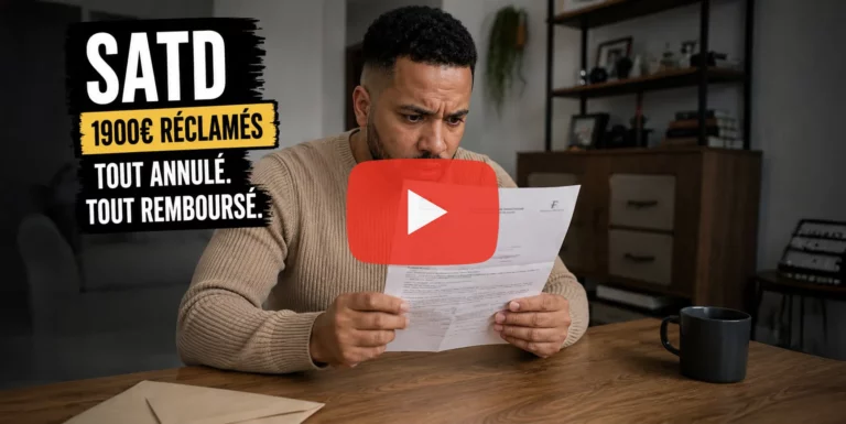Vidéo EXCLU : SATD 1900€ Réclamés Tout annulé, tout remboursé