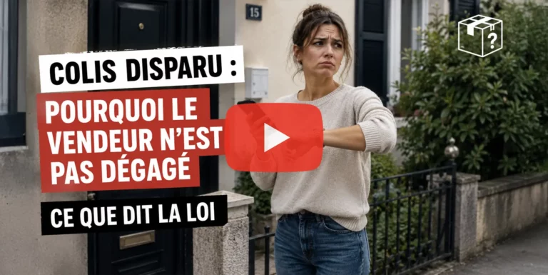 Vidéo EXCLU : Colis disparu, ce que dit la loi