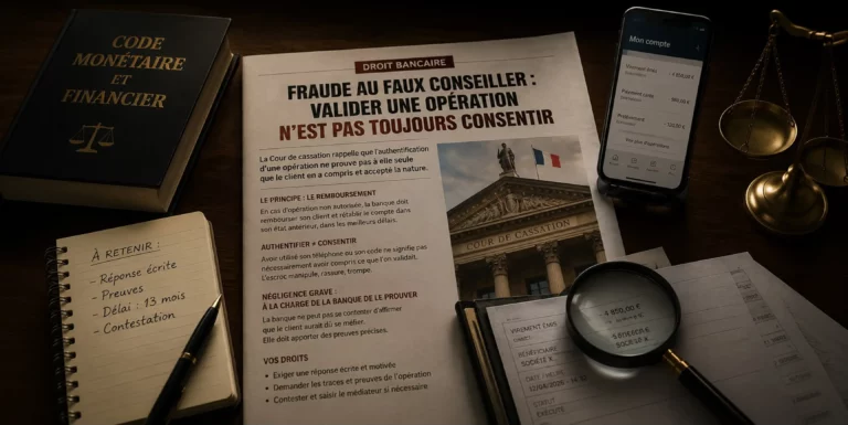 Faux conseiller bancaire : avoir validé l’opération ne signifie pas toujours avoir consenti