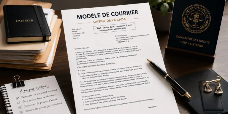 Saisine de la Commission d’accès aux documents administratifs à la suite d’un refus de communication de documents administratifs