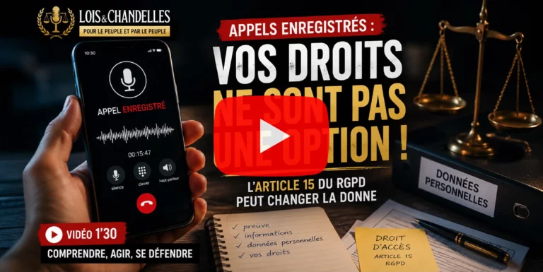 Enregistrement d’un appel téléphonique