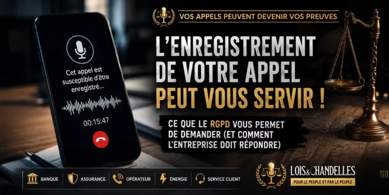 Cet appel est susceptible d’être enregistré » : ce que l’entreprise oublie souvent de vous dire