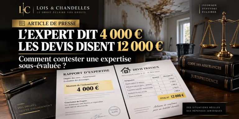 Votre assurance estime vos dégâts à 4 000 €… les artisans à 12 000 €