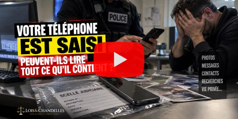Téléphone saisi par la police