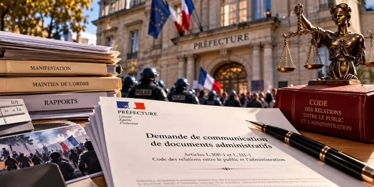 Demande de communication de documents administratifs relatifs à une opération de maintien de l’ordre